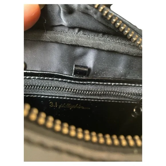 3.1 Phillip Lim 2012 ADXIAL PATCHWORK PATENT LEATHER CROSSBODY CAMERA BAG - Picture 12 of 14